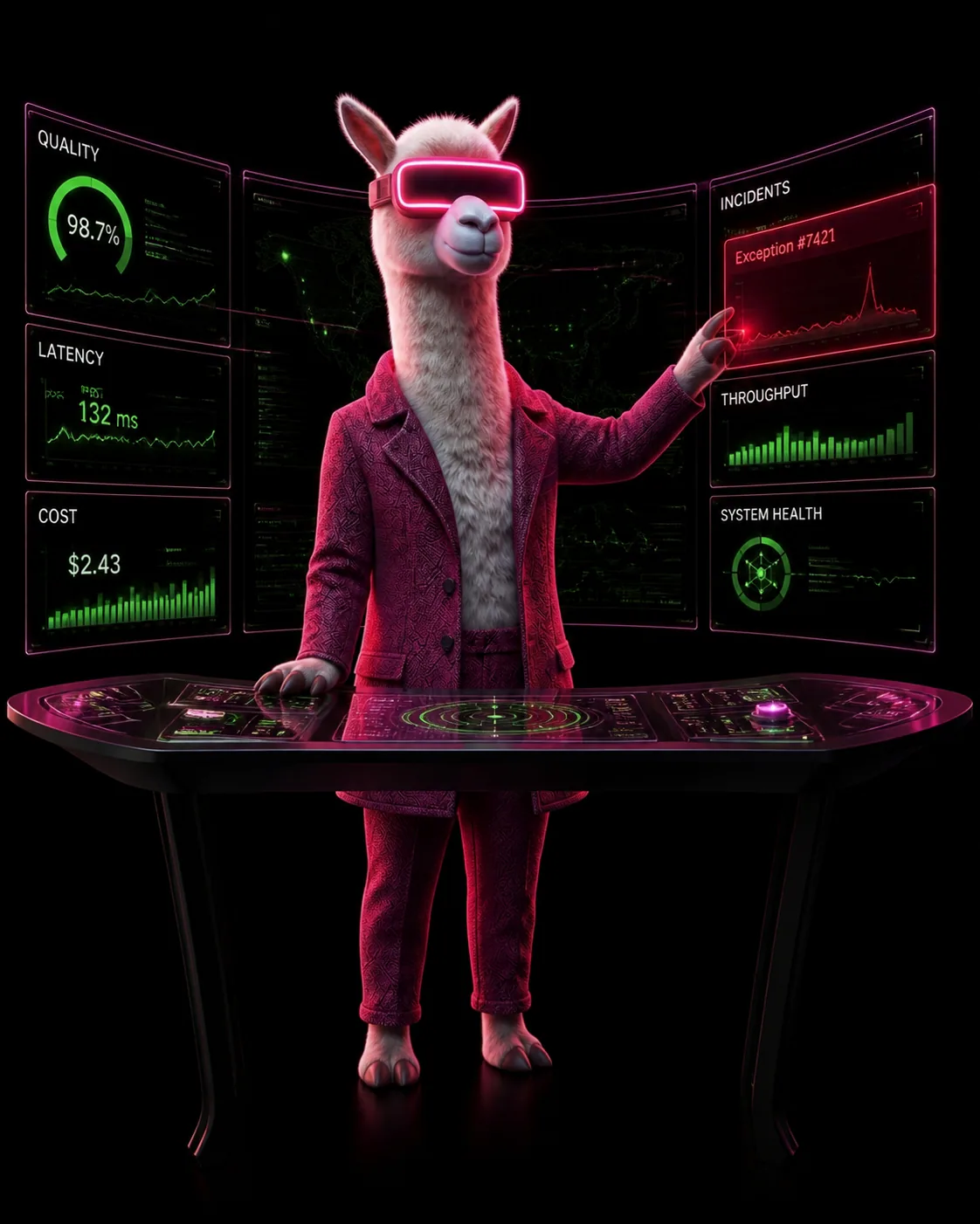 MANAGED AI OPERATIONS represented by the Smart Scale character