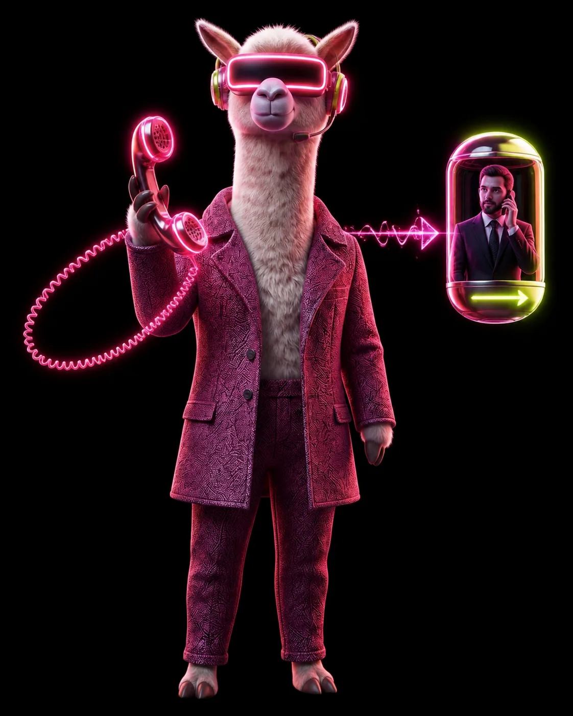 GROW · PERSONA TWIN AND CONTENT STUDIO represented by the Smart Scale character