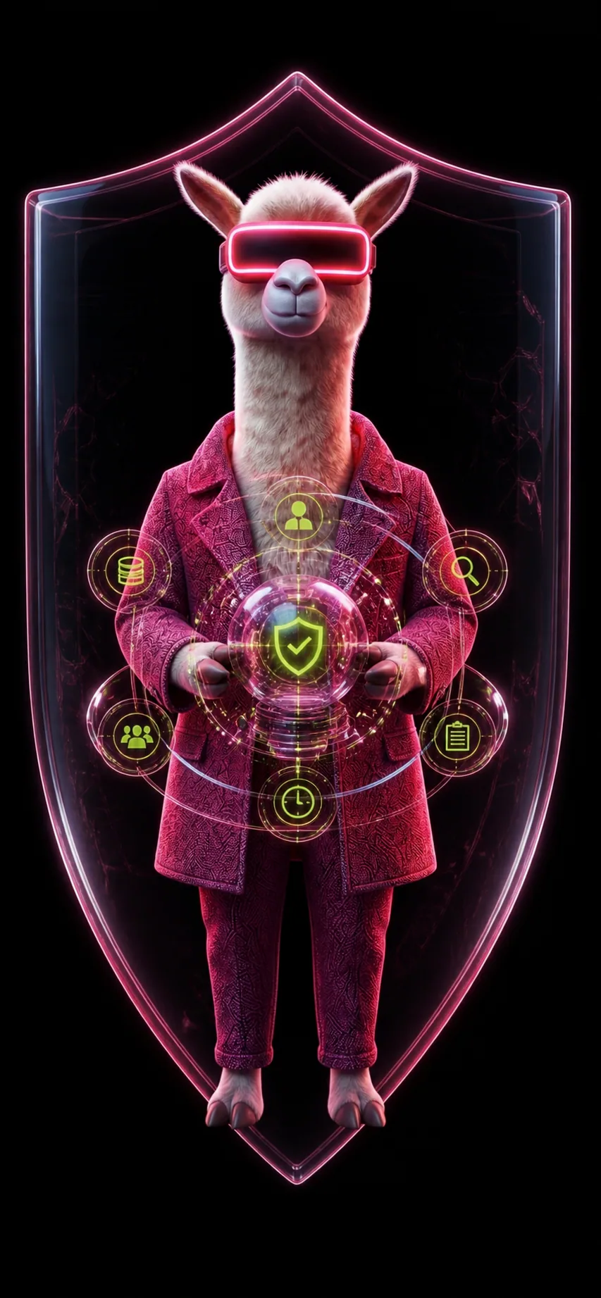 Smart Scale llama representing Useful AI needs clear boundaries.