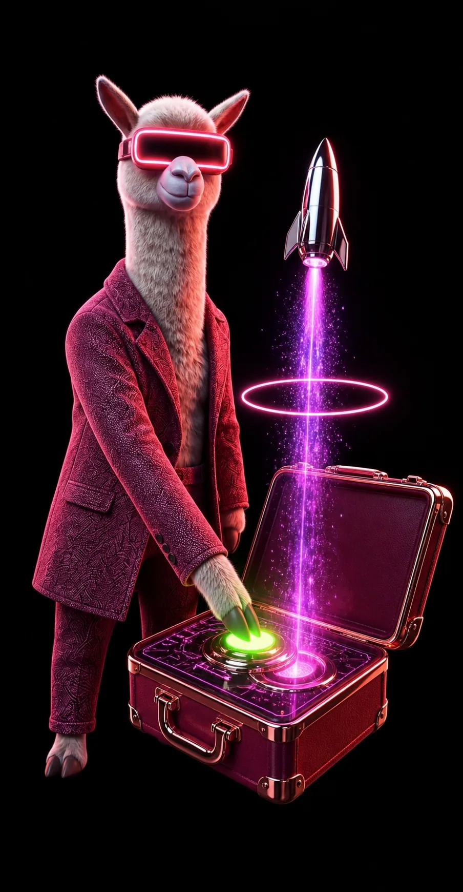 Smart Scale llama illustrating Pilot for an exit decision. Not applause.